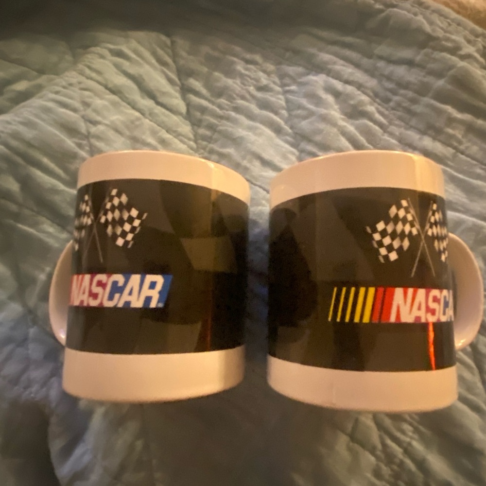 NASCAR coffee mugs X2